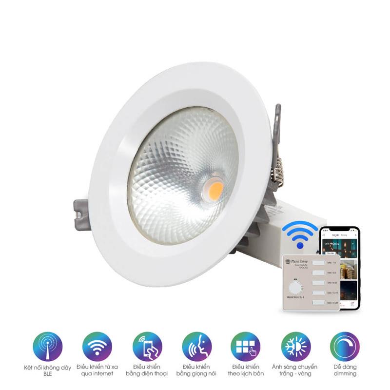 Đèn Led Downlight đổi màu Rạng Đông AT04.BLE 155/16W