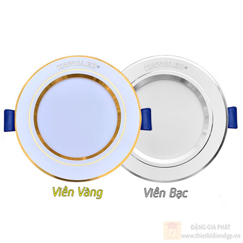 Đèn Led âm trần tràn viền kiểu Kawaled DLA90-7W đơn màu