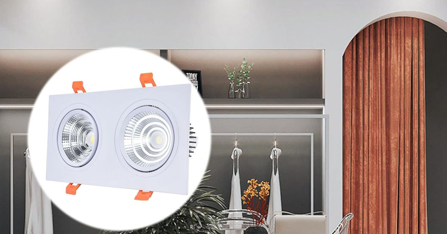 TOP những mẫu đèn LED âm trần đôi đẹp