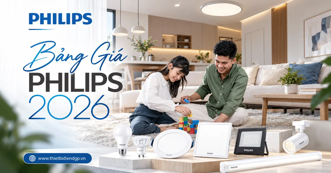 Bảng Giá đèn chiếu sáng Philips 2026