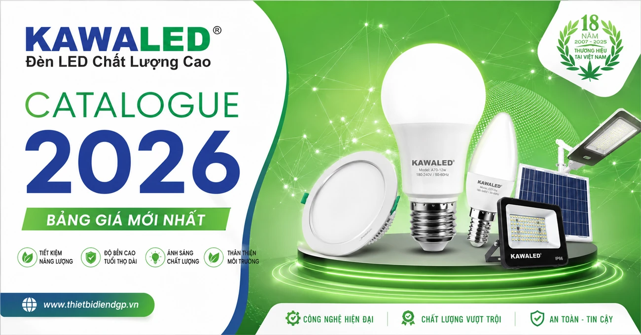 Bảng Giá Đèn LED KAWALED 2026