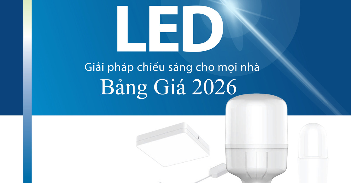 Calotague Bảng Giá LED MEGAMAN® mới nhất 2026