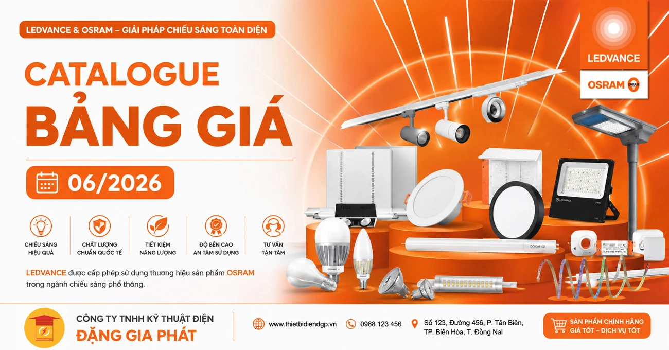 Bảng Giá Đèn LED LEDVANCE mới nhất 2026