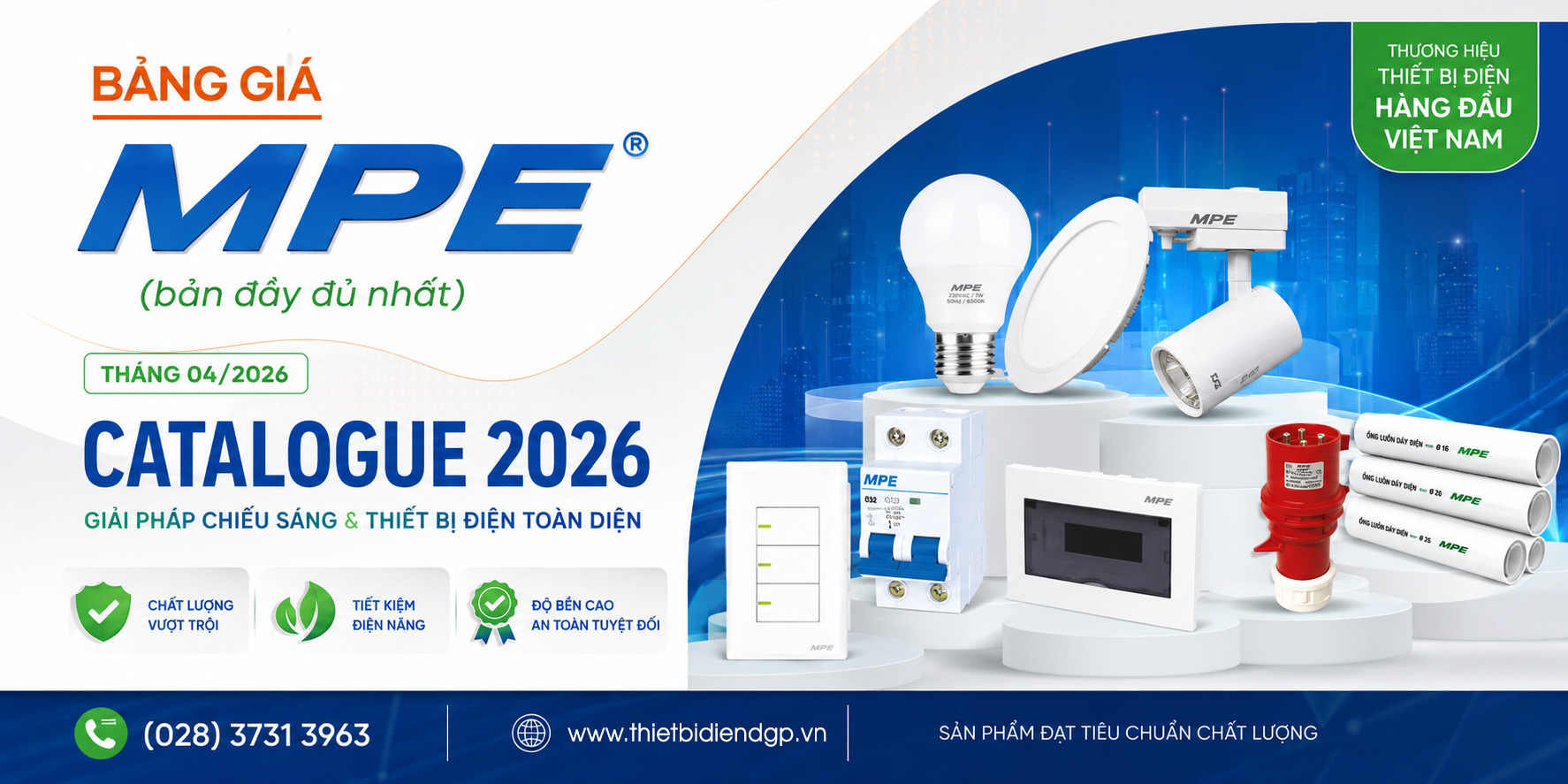 Bảng Giá MPE 2026 mới nhất