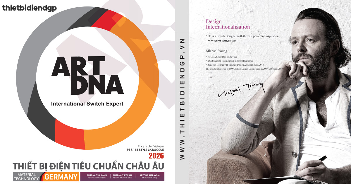 Catalogue ARTDNA 2026 (Công tắc & Ổ cắm)
