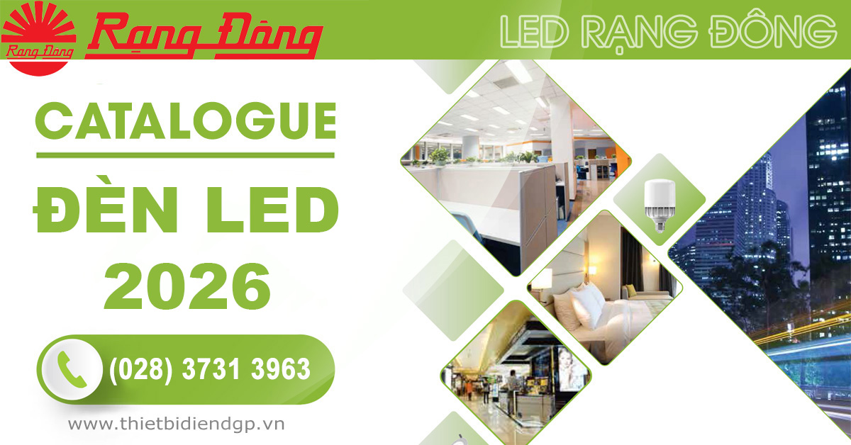 Catalogue đèn LED Rạng Đông 2026