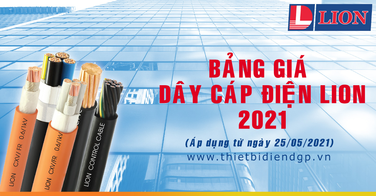 Bảng Giá Cáp Điện LION 2023