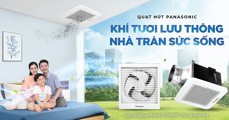 Các mẫu Quạt thông gió Panasonic mới nhất