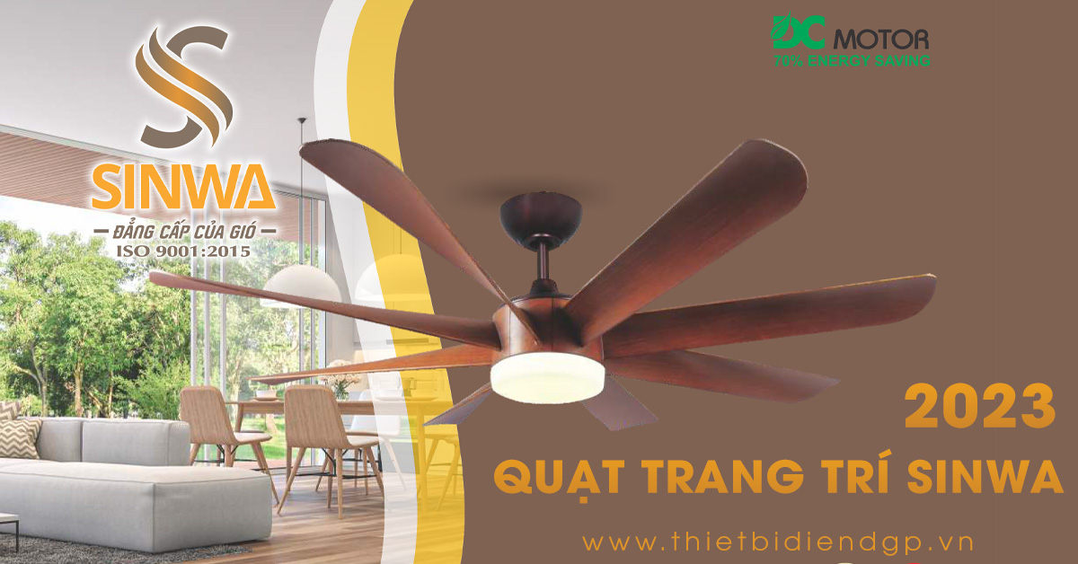 Catalogue Quạt trần trang trí Sinwa 2024