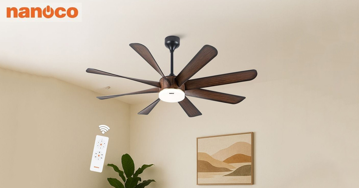Các mẫu quạt trần Nanoco mới nhất