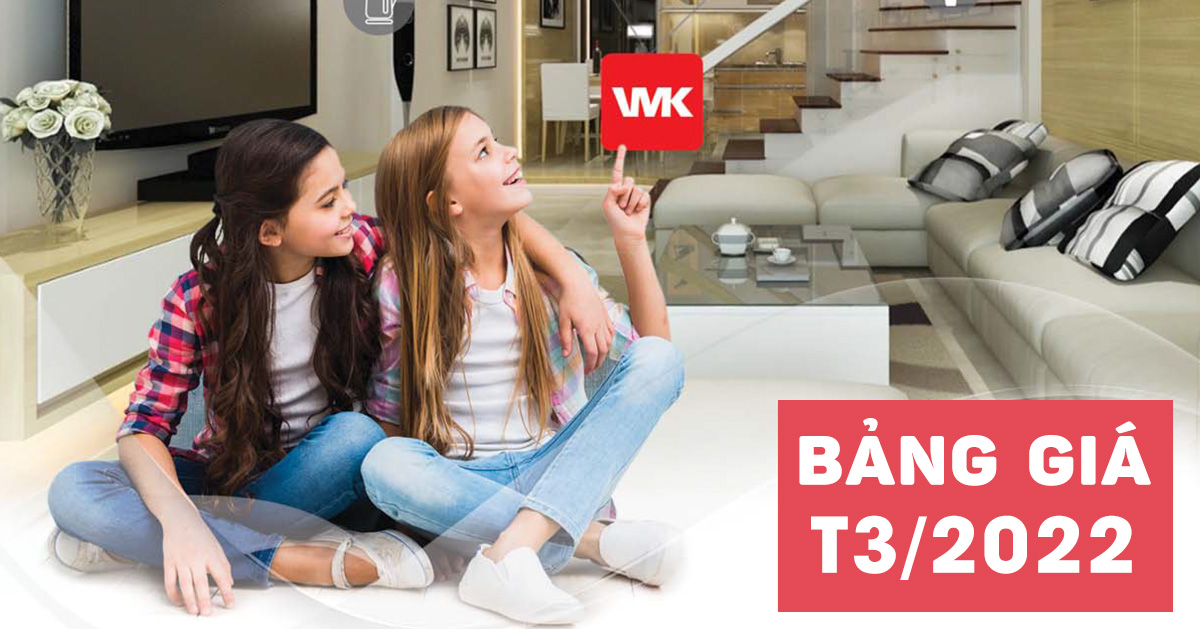 Bảng giá SP thiết bị SmartHome VMK 2023