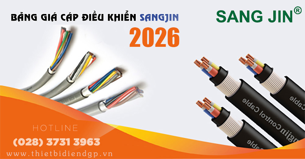 Catalogue Bảng giá Cáp điều khiển SANGJIN 2026