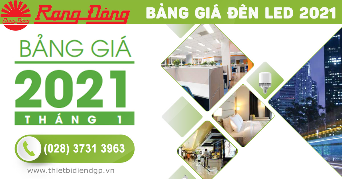 Bảng giá Catalog đèn Rạng Đông 2021