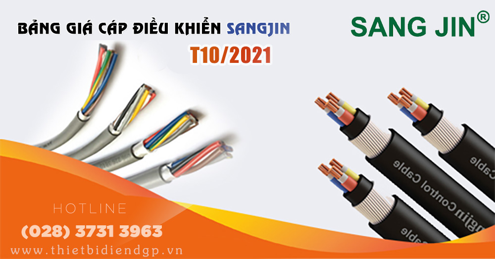 Bảng Giá Dây Điện SANGJIN 2021 (Tháng 10)