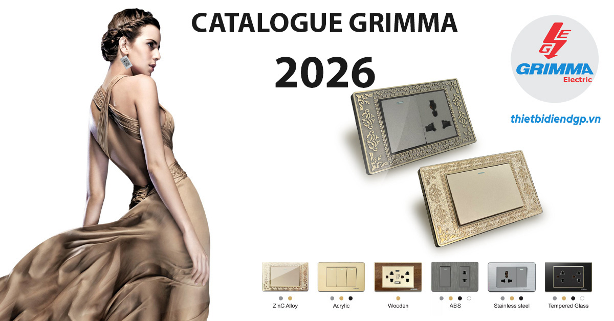 Catalogue GRIMMA 2026 (Công tắc & Ổ cắm)