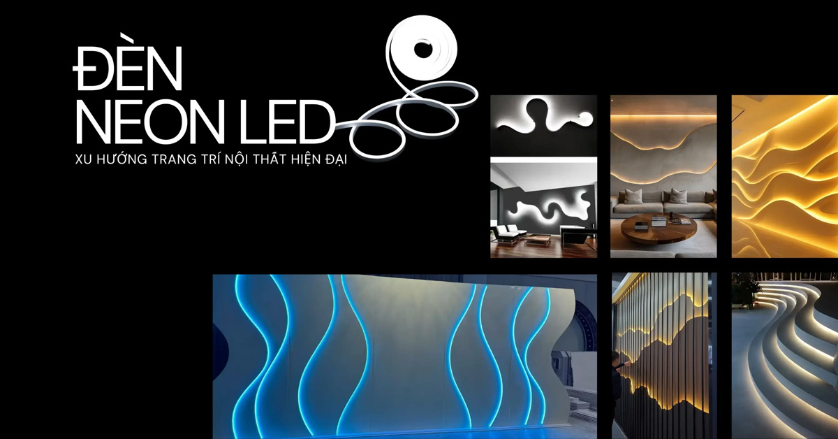 Tại sao đèn Neon LED trở thành giải pháp trang trí phổ biến hiện nay?