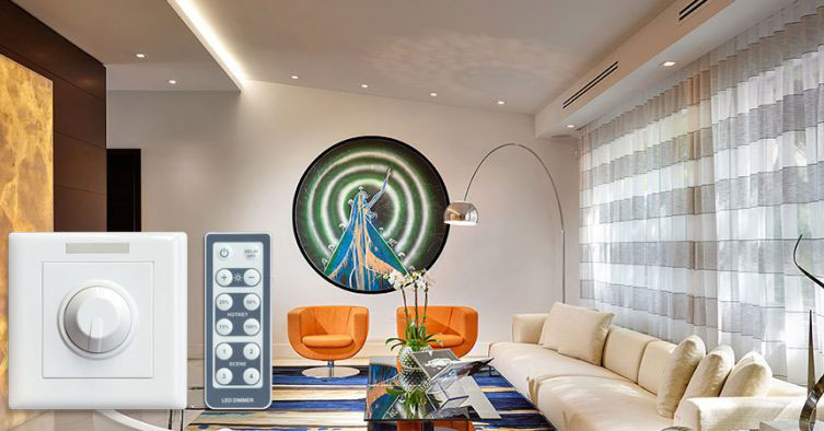 Phân biệt các loại dimmer tăng giảm điều chỉnh độ sáng đèn LED