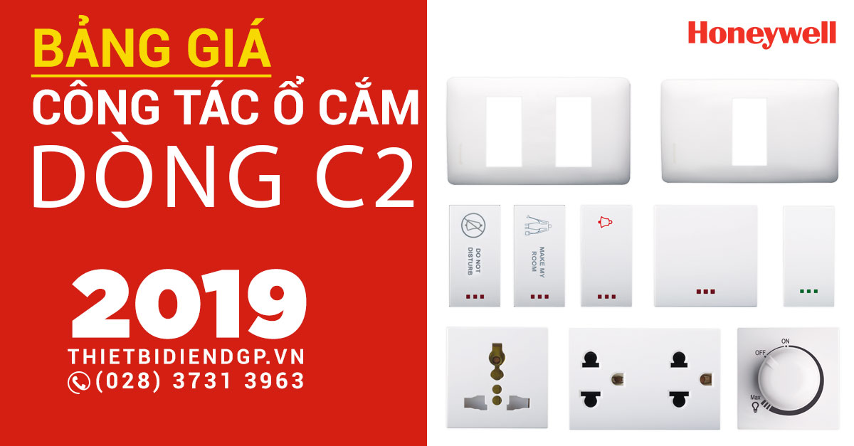 Bảng giá Công tắc Ổ cắm Honeywell DÒNG C2