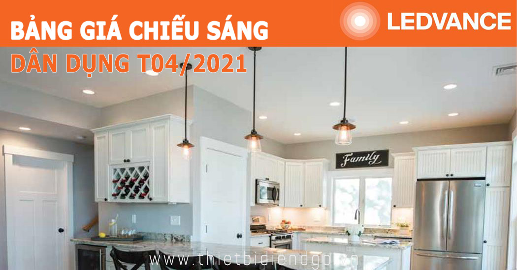 Bảng Giá Đèn LED OSRAM (LEDVANCE) tháng 4/2021
