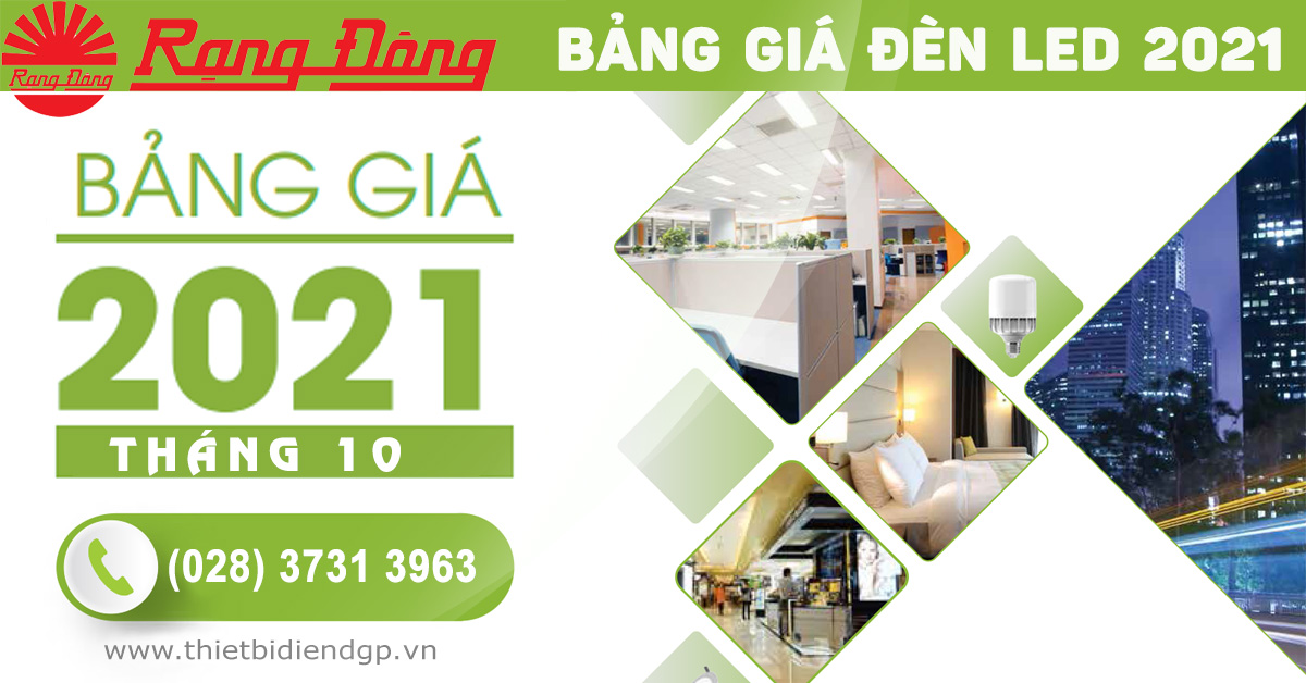 Bảng giá Catalog đèn Rạng Đông 2021