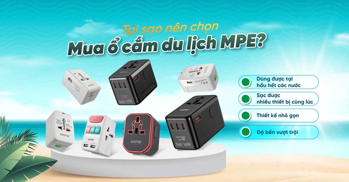 6 Lý do bạn nên chọn Ổ Cắm Du Lịch