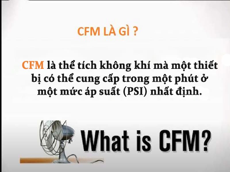 Thông số CFM trên Quạt Trần là gì?