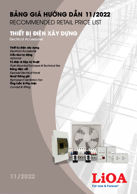 BẢNG GIÁ LIOA 11/2022 (Thiết Bị Điện Xây Dựng)