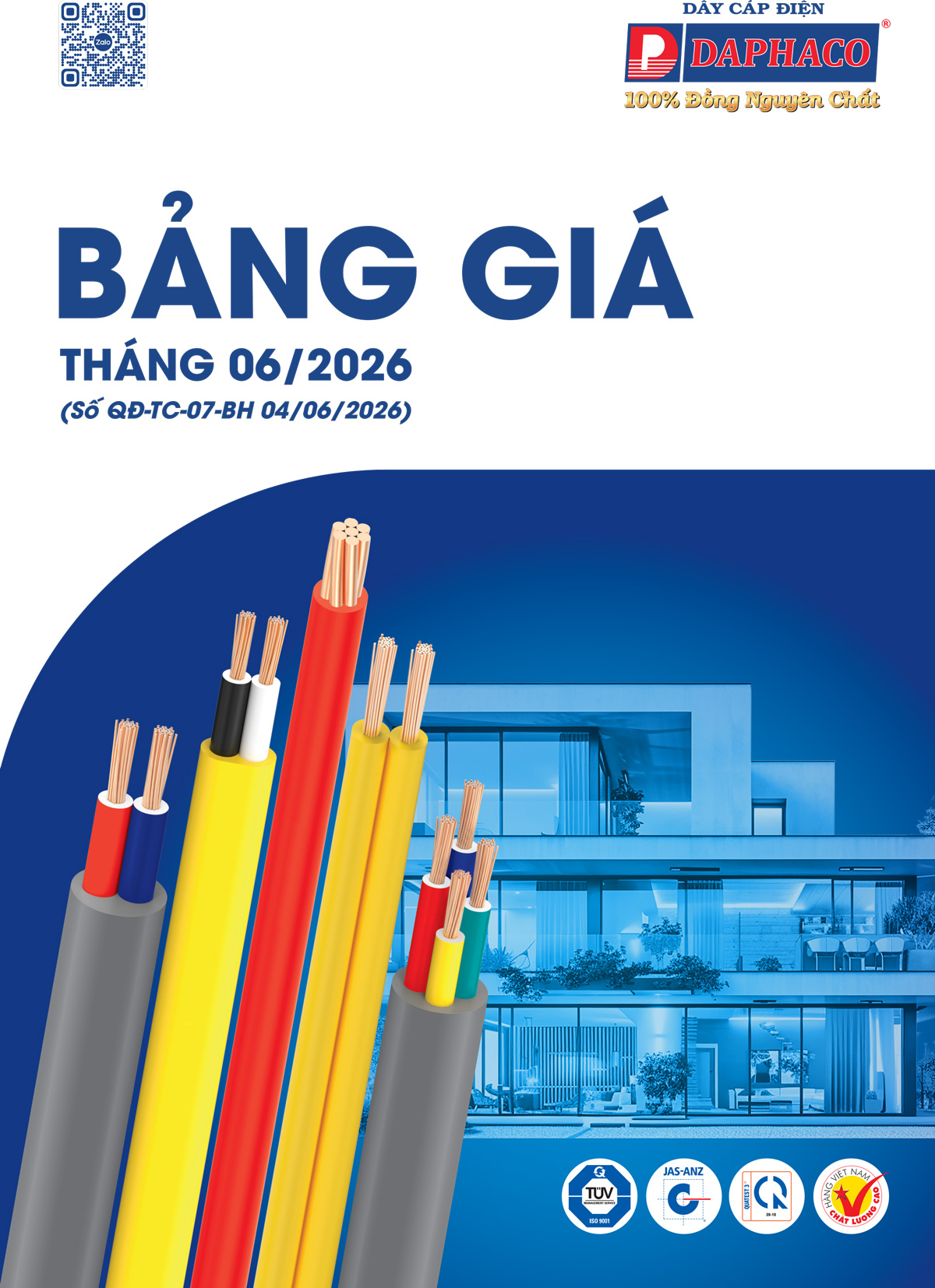 Bảng Giá DAPHACO 2026