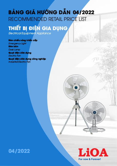 BẢNG GIÁ LIOA 04/2022 (Thiết Bị Điện Gia Dụng)