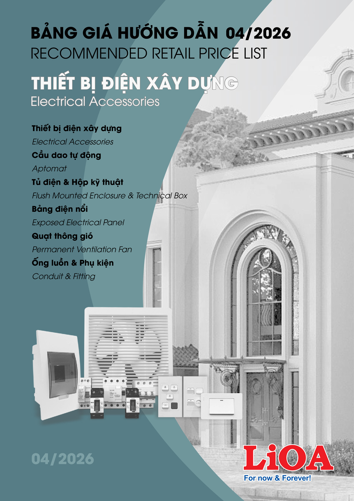Bảng Giá Thiết bị điện LiOA 2026