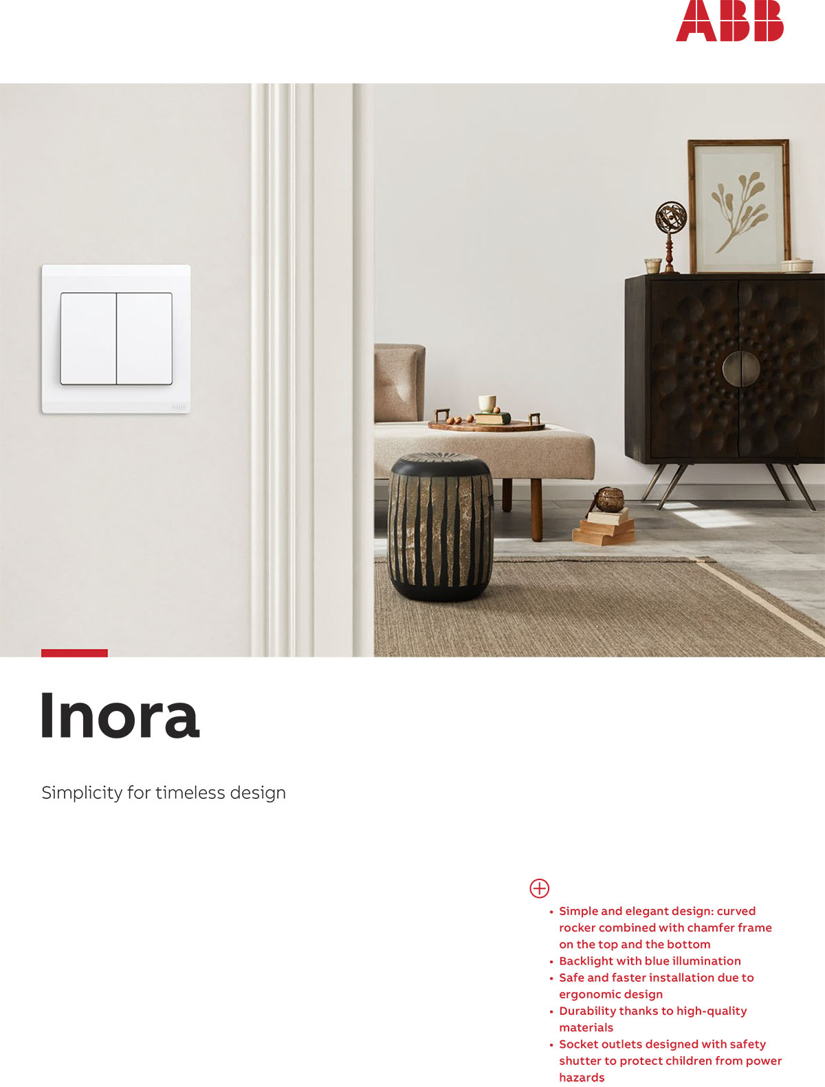Catalogue ABB Dòng INORA 2025