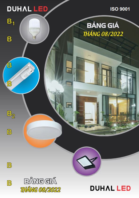 Bảng Giá Đèn Duhal Quyển B (tháng 08/2022)