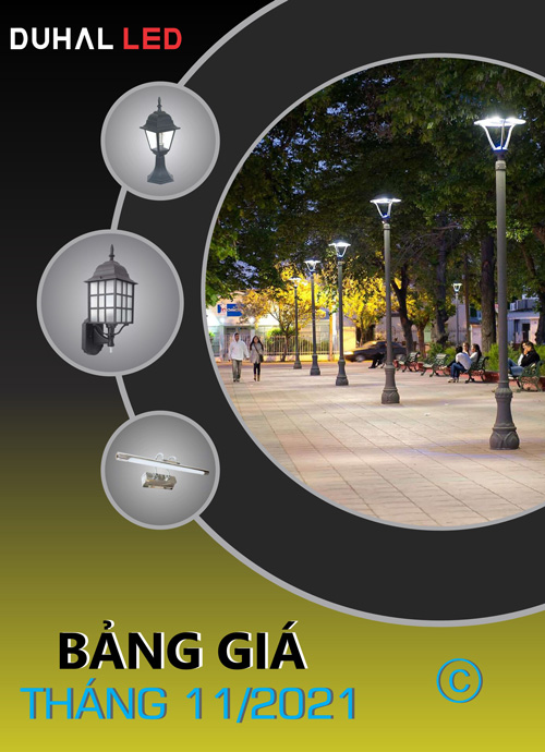 Bảng Giá Đèn Duhal 2021 Quyển C (tháng 11)