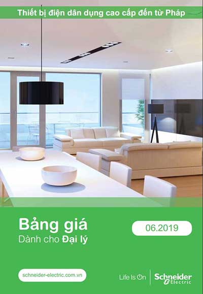 Bảng giá Schneider dành cho Đại lý (06.2019)