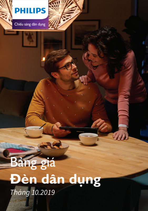 Bảng giá đèn dân dụng Philips tháng 10/2019