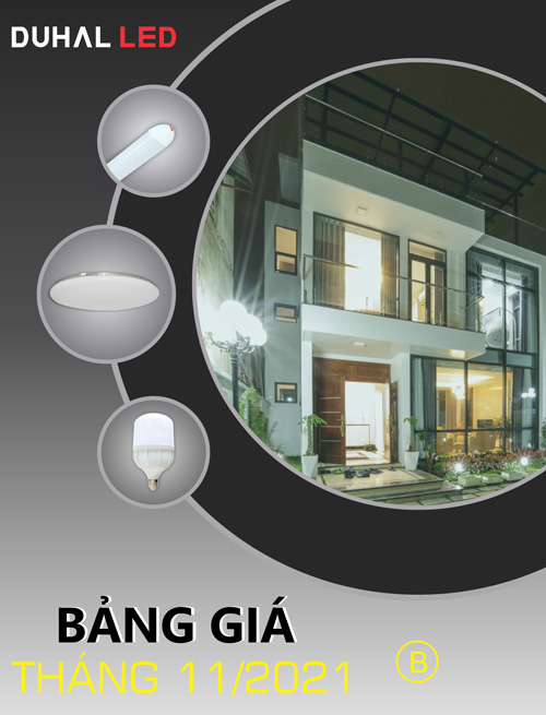Bảng Giá Đèn Duhal 2021 Quyển B (tháng 11)