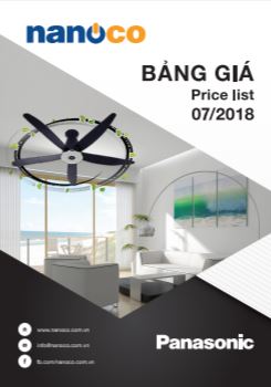Bảng giá Panasonic Nanoco Tháng 7/2018