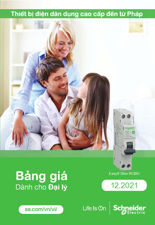 Sản phẩm áp dụng giá mới SCHNEIDER 01/12/2021