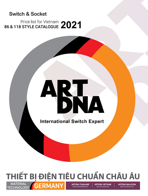 Catalogue Công tắc & Ổ cắm ARTDNA 2021