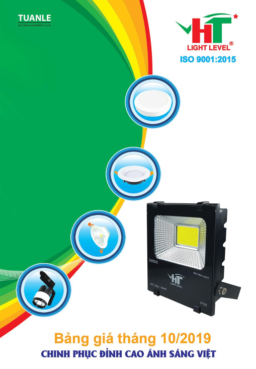 Catalogue Bảng Giá Đèn Led HT LIGHT LEVEL 2020