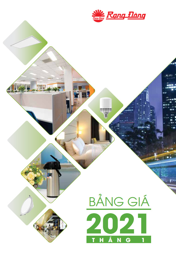 Bảng Giá Đèn Rạng Đông tháng 01/2021