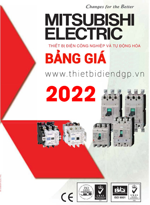 Bảng giá thiết bị điện MITSUBISHI 2022