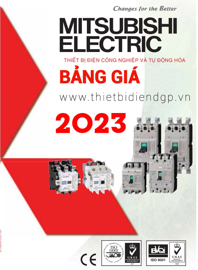 Bảng giá thiết bị điện MITSUBISHI 2023