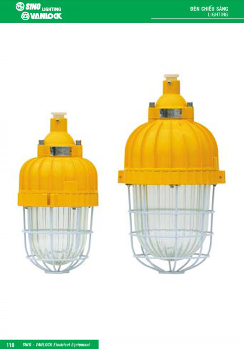 Bảng giá Đèn chống nổ Sino Vanlock 2019