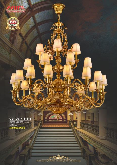 Catalogue & Bảng giá đèn trang trí Hufa 2019
