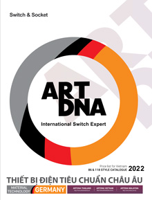 Catalogue Công tắc & Ổ cắm ARTDNA 2022