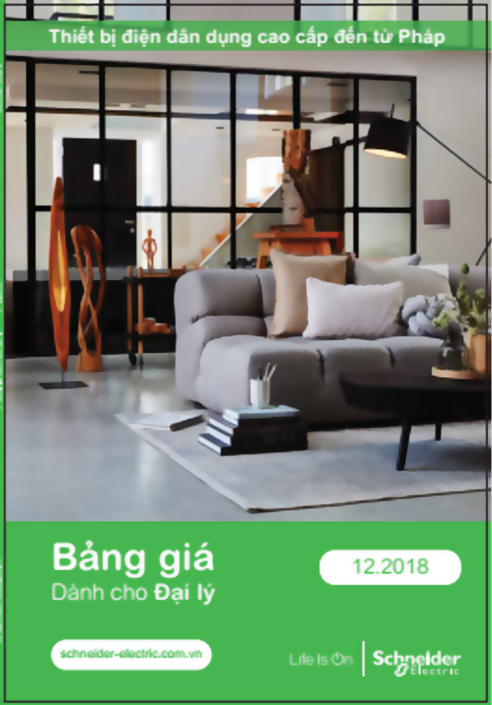 Bảng giá Schneider 12/ 2018 (dành cho đại lý updated)
