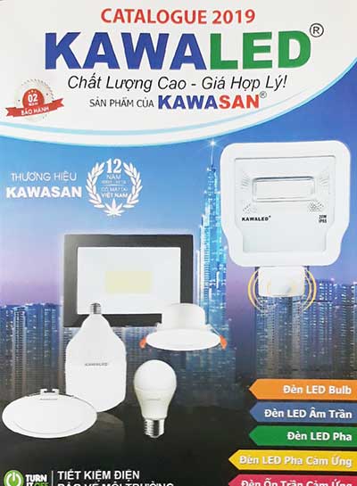 Bảng Giá đèn Led dân dụng kawasan 2019