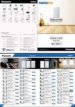 Bảng giá thiết bị điện Panasonic 6/2017