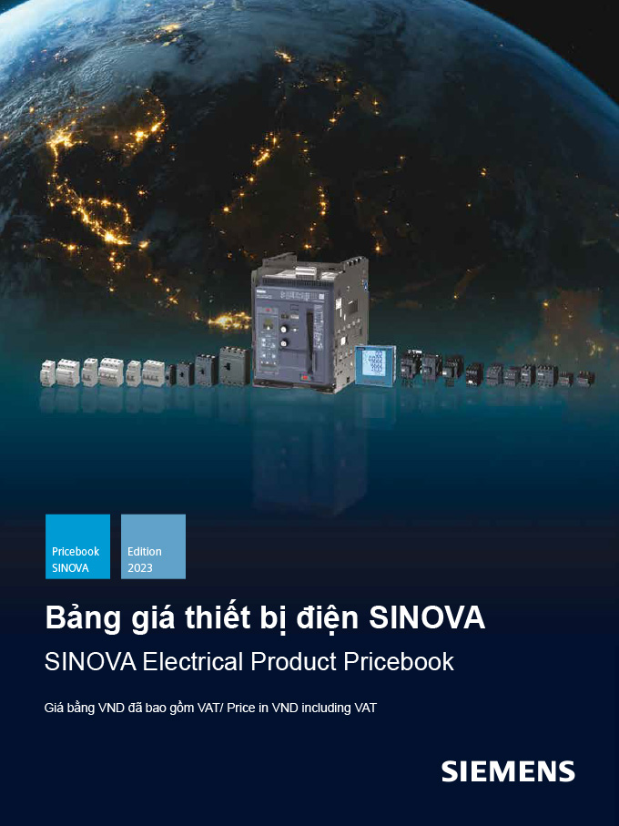 Bảng Giá thiết bị điện SINOVA - SIEMENS 2024